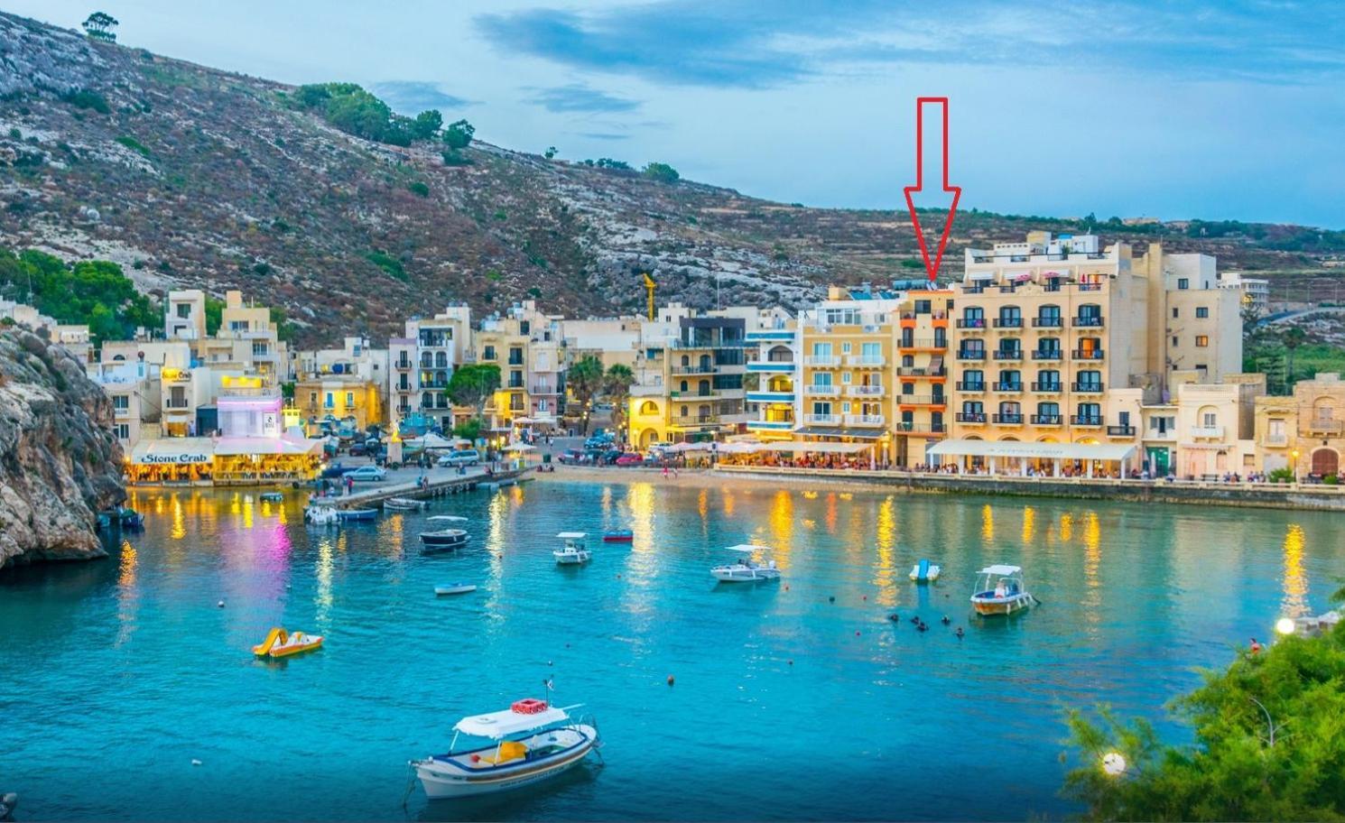 Seafront Duplex Penthouse With Terrace Overlooking Xlendi Bay Dış mekan fotoğraf